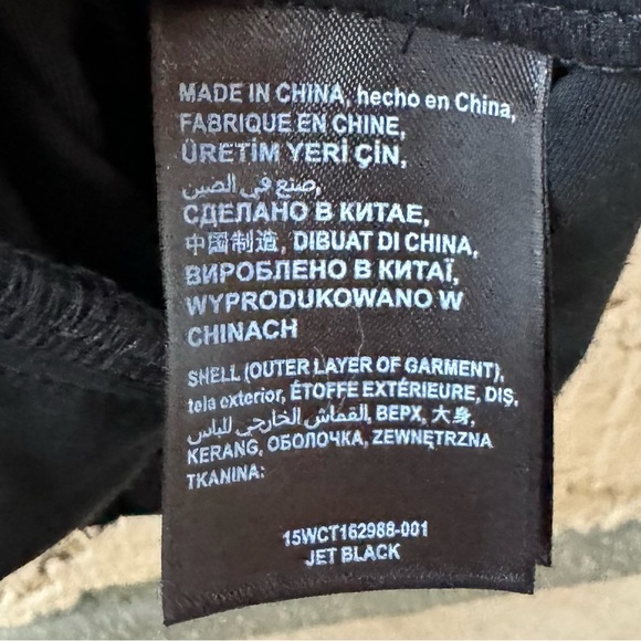 Bebe Faux Suede Lace-Up Top Jet Black XS - Picture 8 of 10